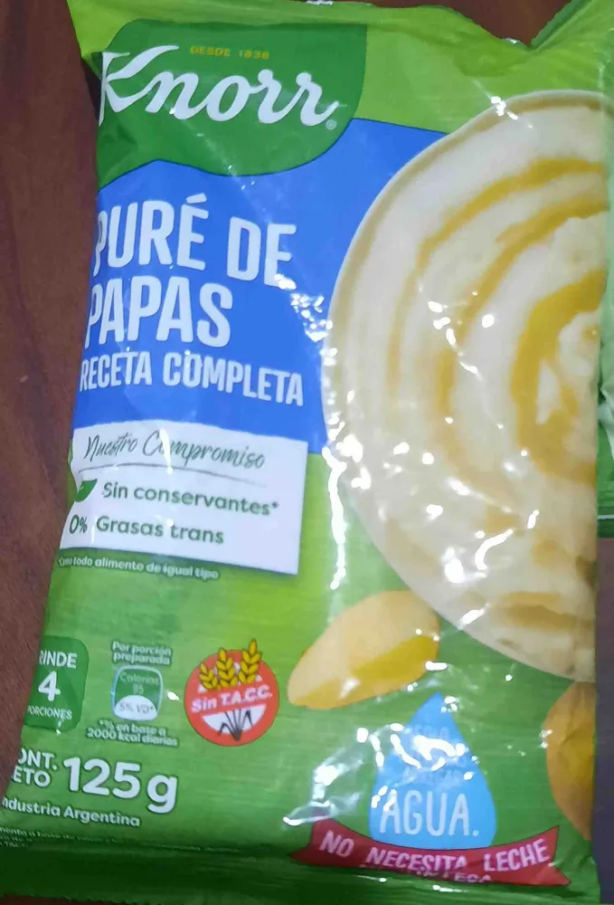 Puré de papas