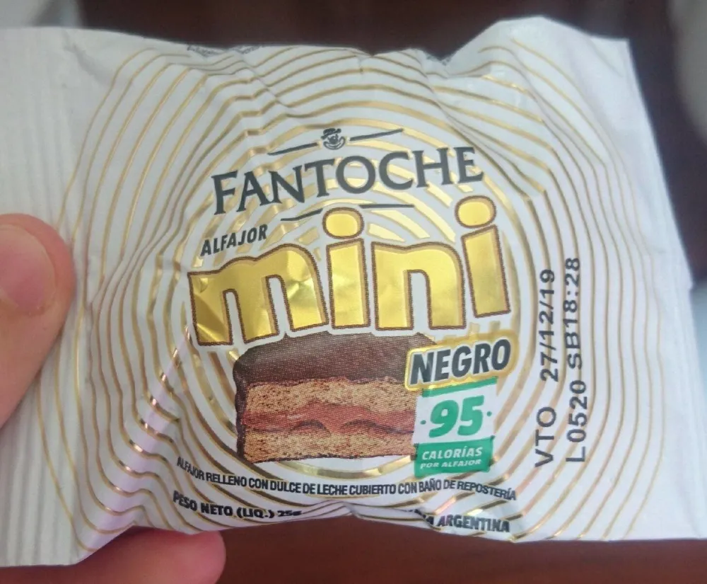 Alfajor mini negro