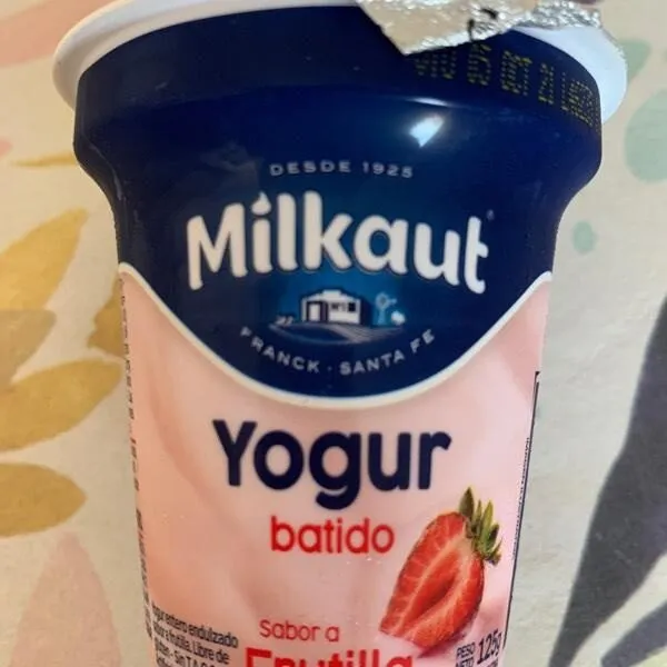 Yogurt frutillas