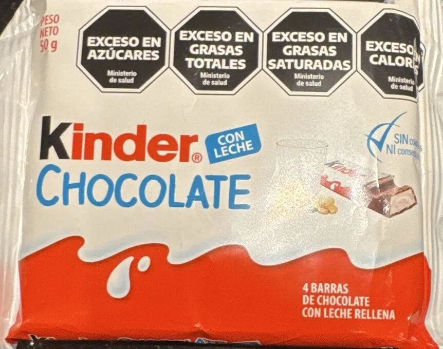 Barras De Chocolate Con Leche Rellena