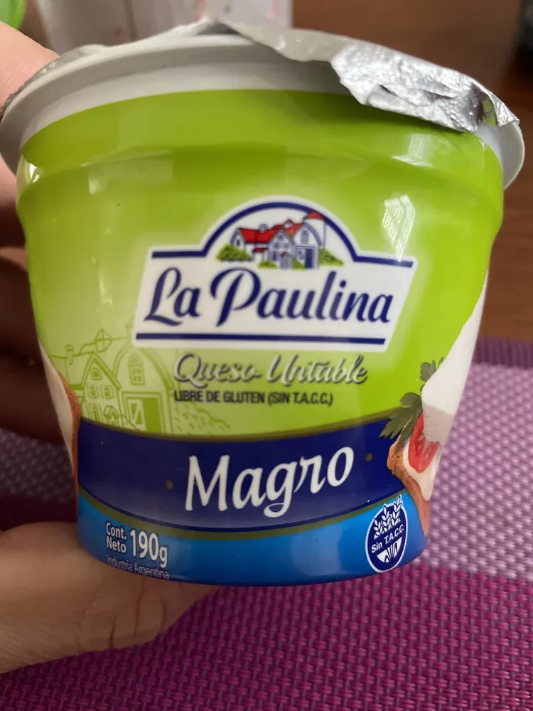 Queso untable magro la paulina