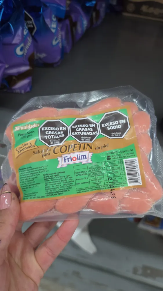 Salchichas Copetin Sin Piel