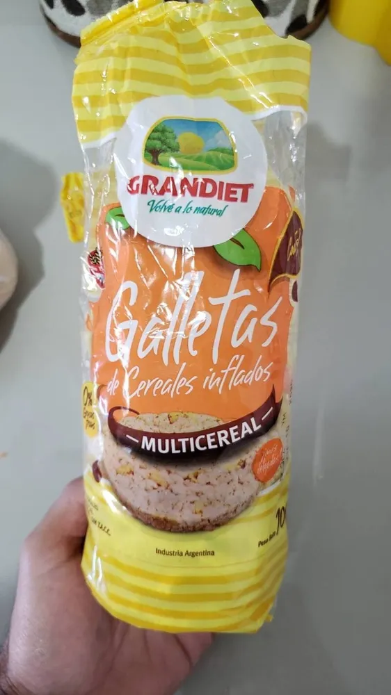 Galletas de cereales inflados multicereal
