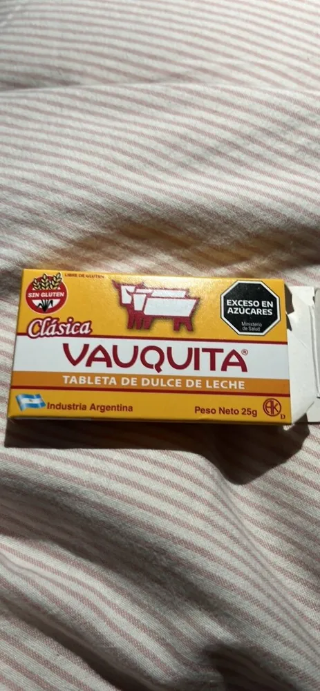 Tableta De Dulce De Leche 25GR Vauquita Cja