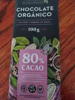 chocolate orgánico 80% cacao