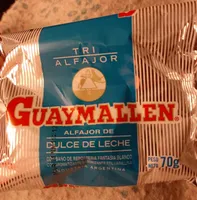 Tri Alfajor de Dulce de Leche con Baño Fantasía Blanco