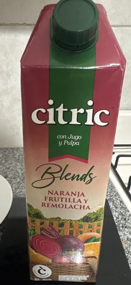 Citric Blends Naranja Frutilla y Remolacha