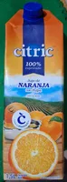 Jugo de naranja con pulpa