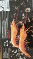 Crevettes rouges d'Argentine