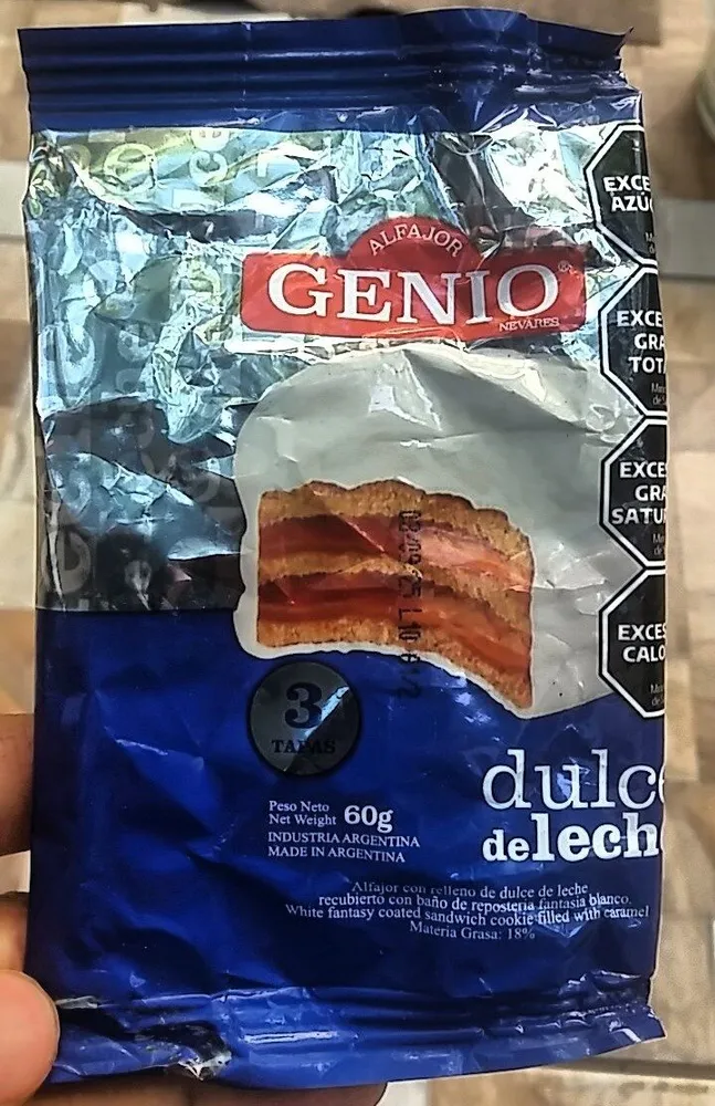 Alfajor Genio Dulce de Leche