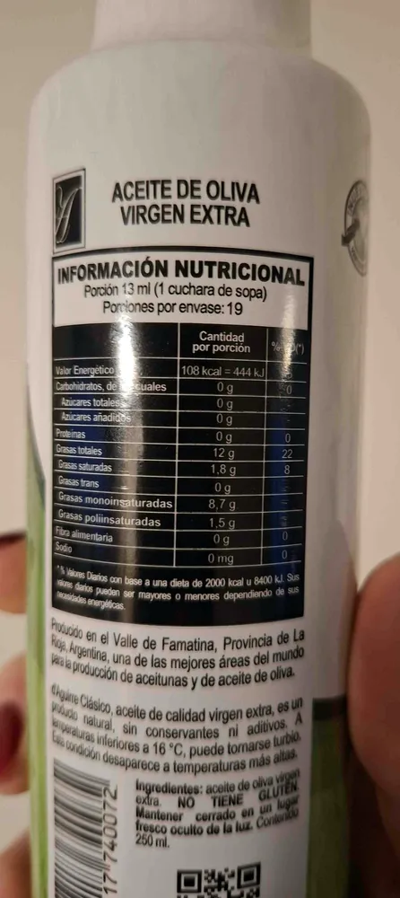 Aceite de Oliva Virgen Extra