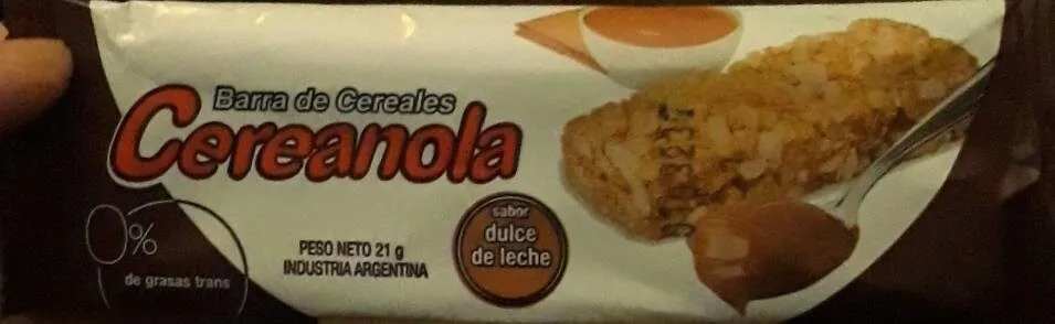 cereanola sabor dulce de leche