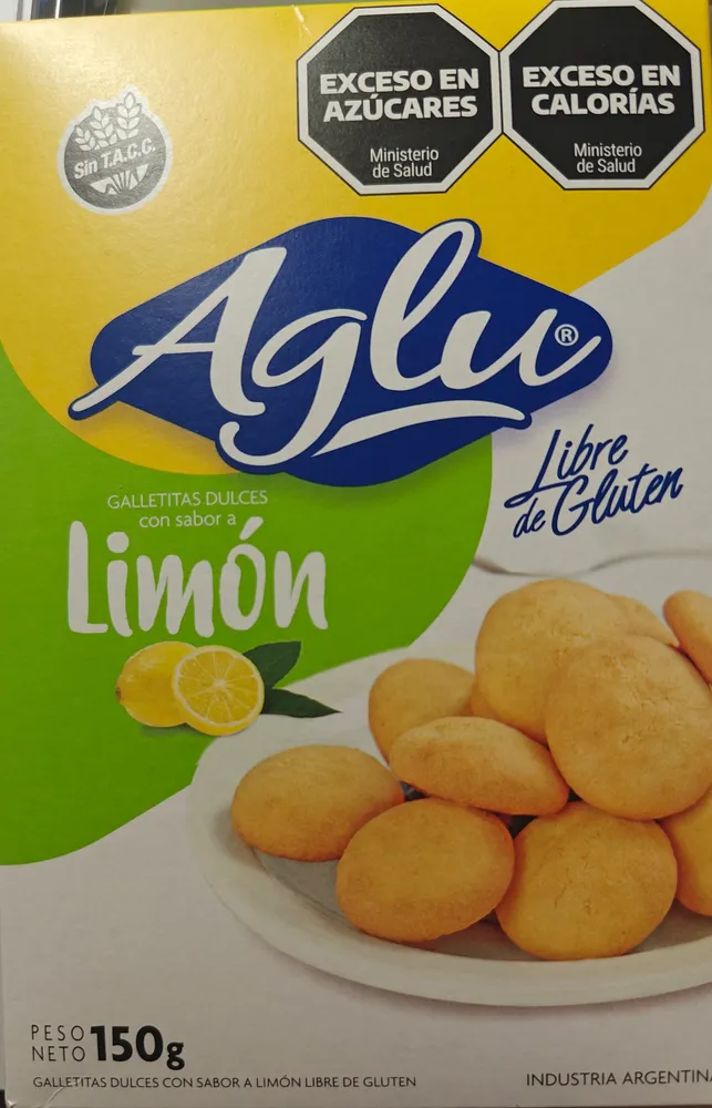Aglu Galletitas Dulces con sabor a Limón