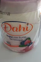 yogur con frutas del bosque