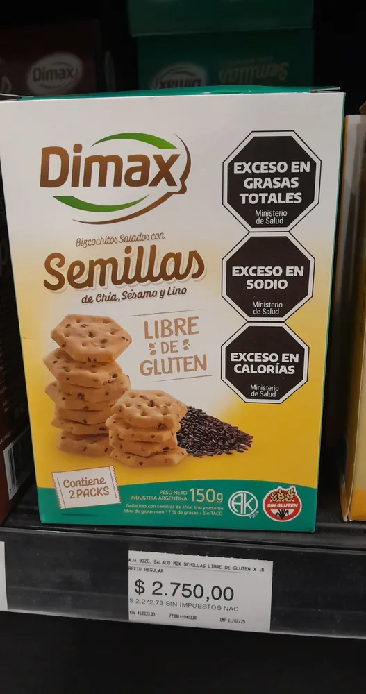 caja bizcochos salados con semillas