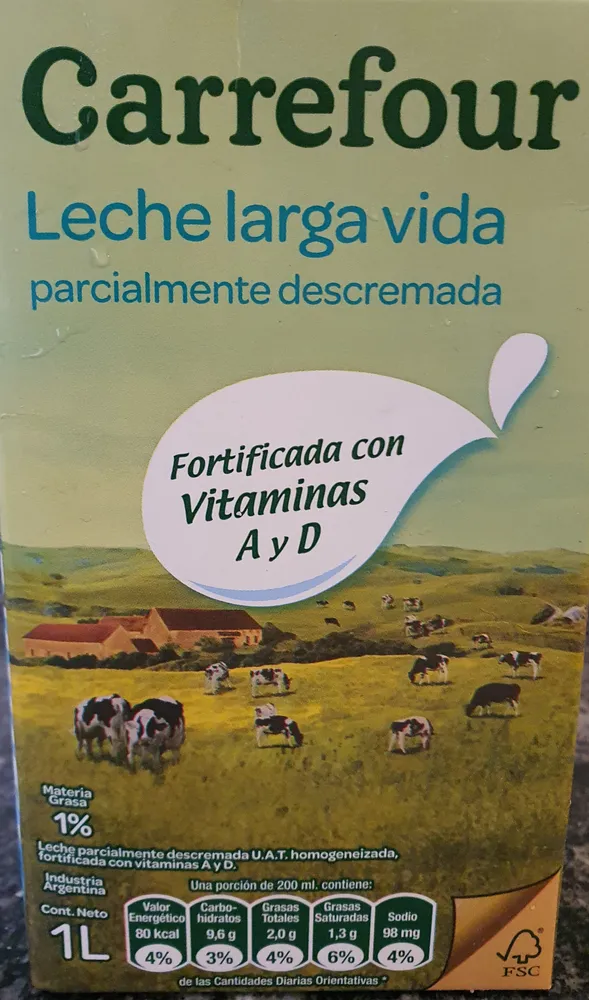 Leche descremada
