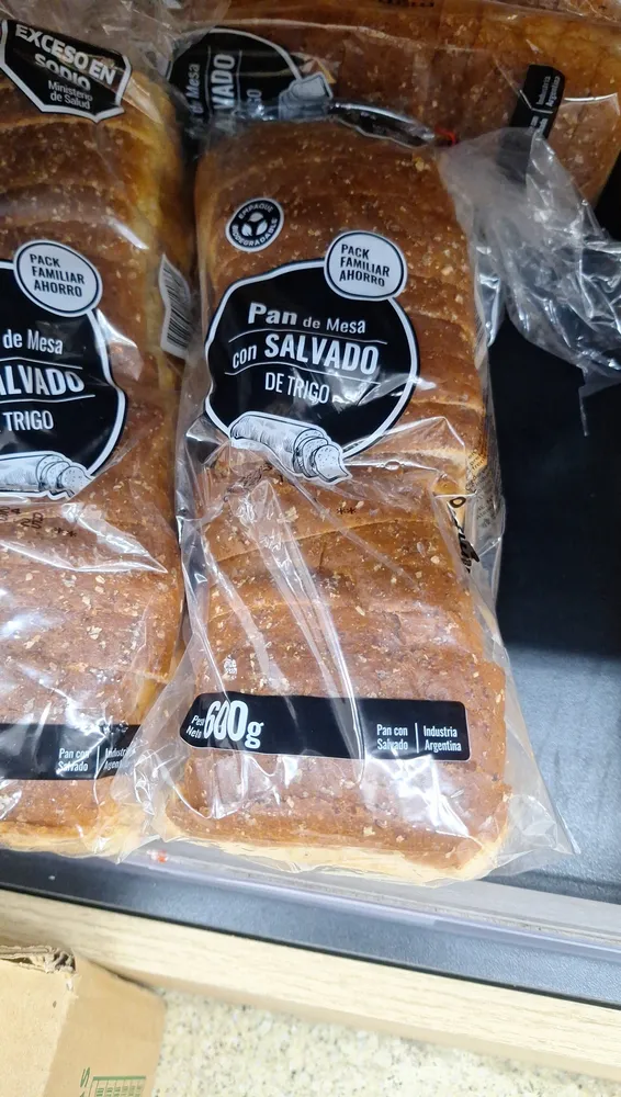 Pan salvado familiar 600