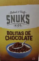 Snuks bolitas de chocolate