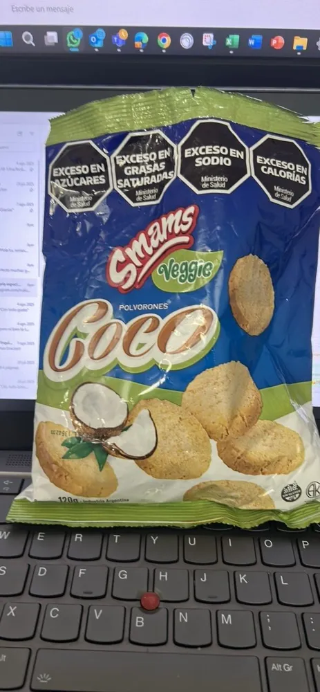 Galleta coco smams 120g 72850
