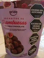Bocaditos de framuesas con doble chocolate