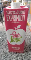 Pura fruta manzana roja