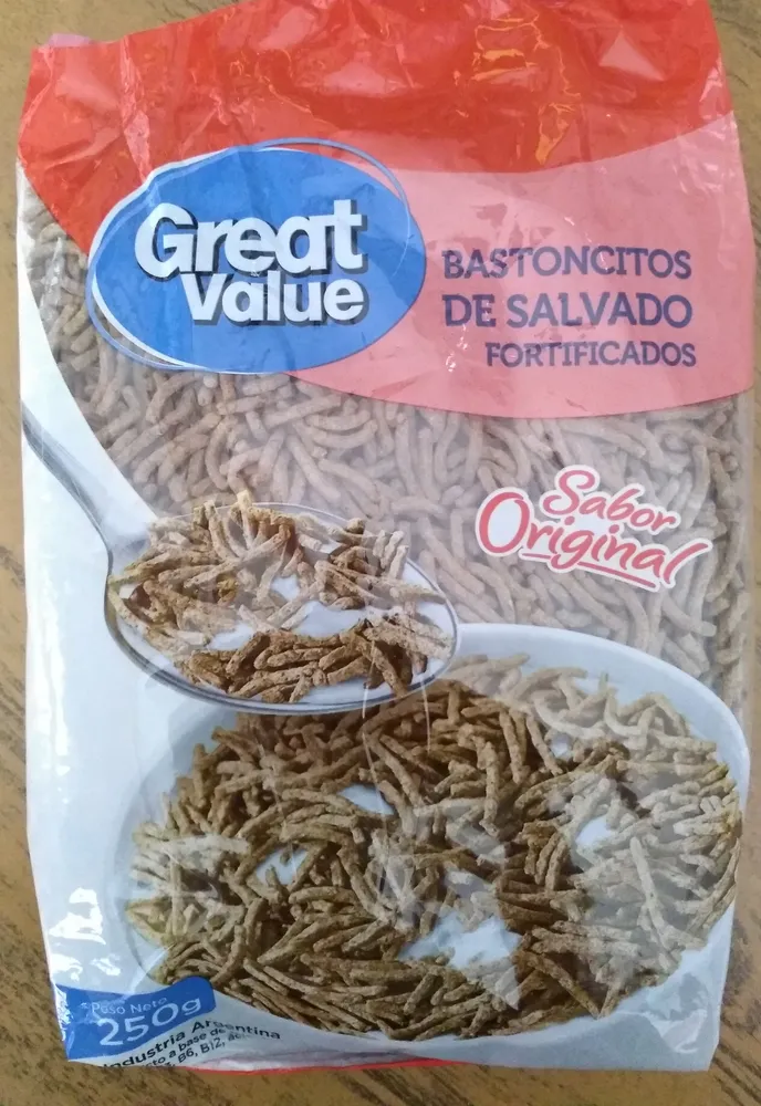 Bastoncitos de salvado fortificados