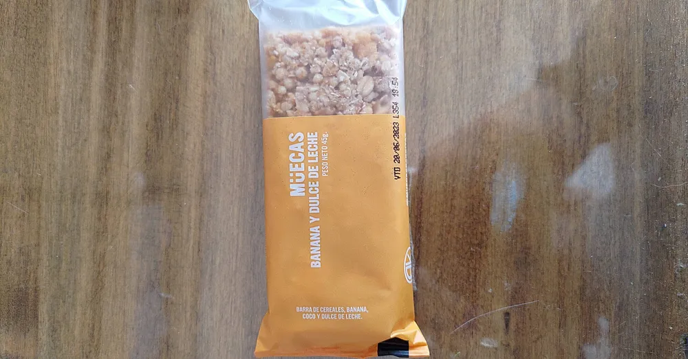 Barra de Cereal sabor a Banana Y Dulce De Leche