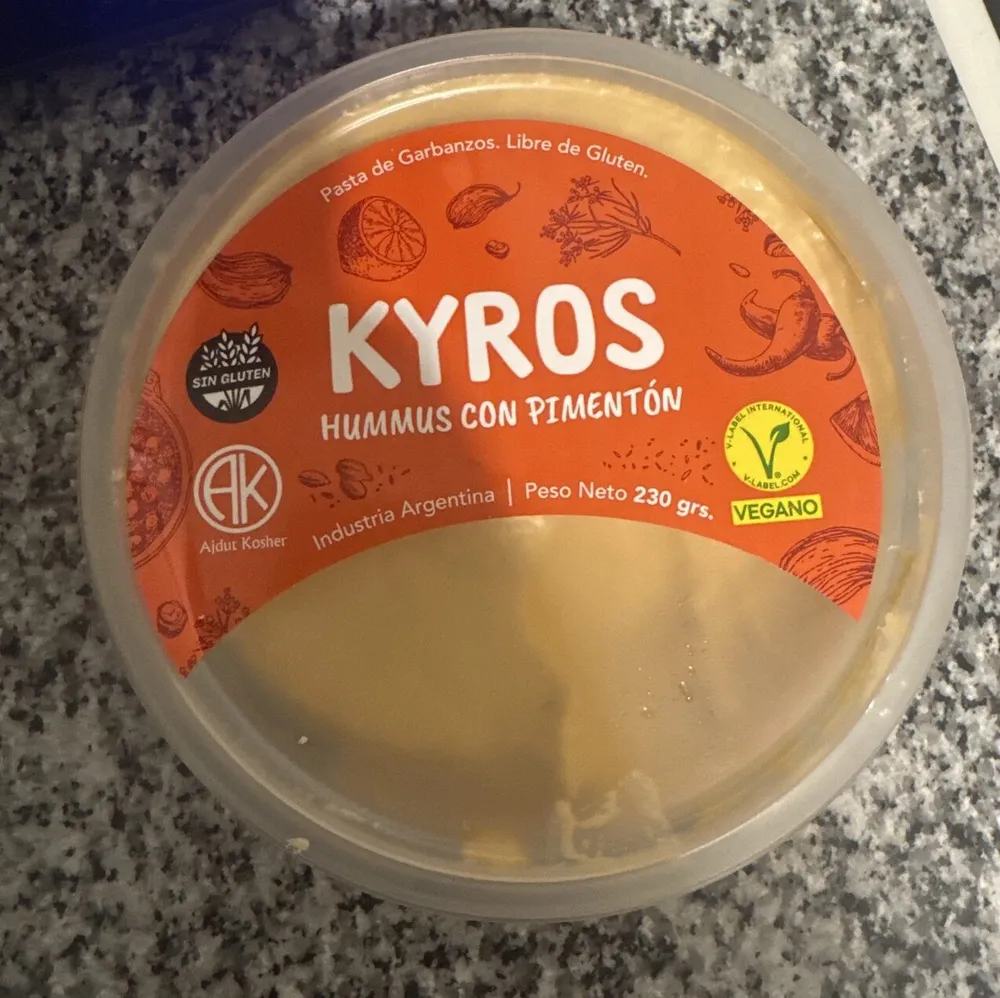 Hummus Con Pimentón
