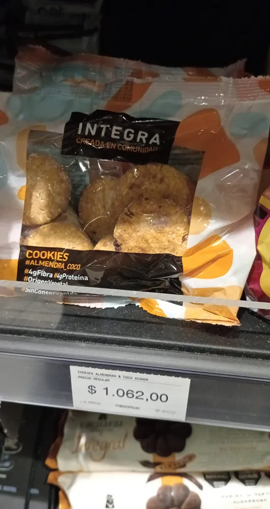 Cookies almendra y coco