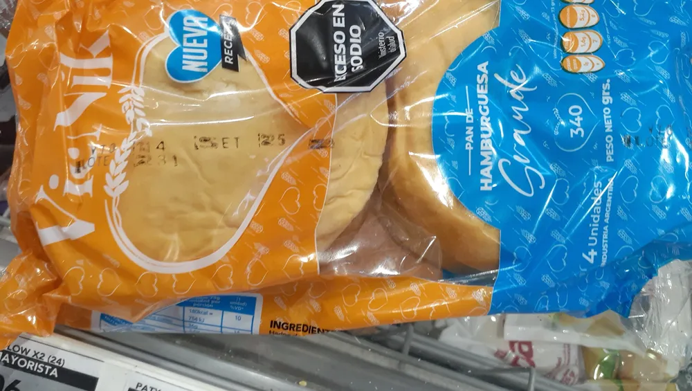 Pan De Hamburguesa Grande