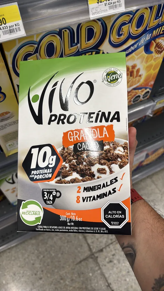 Vivo Proteína Granola Cacao