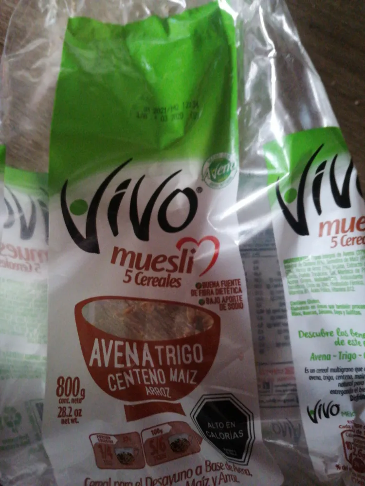 Muesli 5 cereales vivo