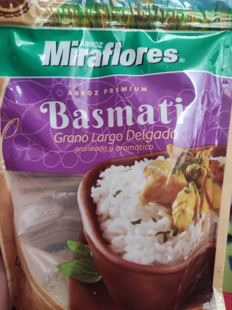 Arroz Premium Basmati Grano Largo Delgado