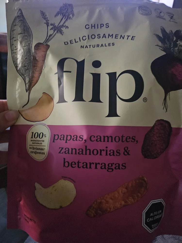 Chips de papas, camotes, zanahorias & betarragas