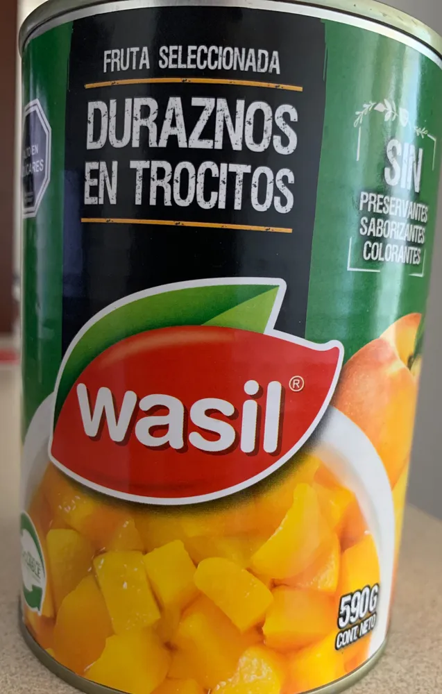 Duraznos en trocitos