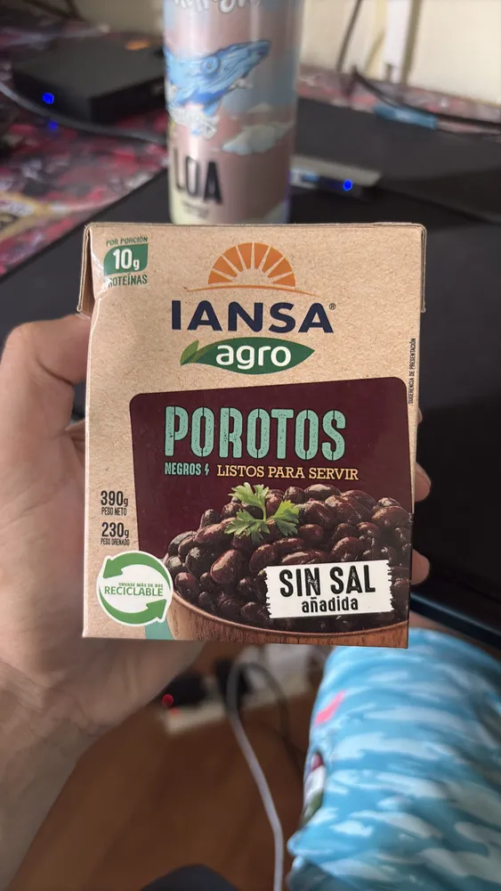 POROTOS NEGROS & LISTOS PARA SERVIR