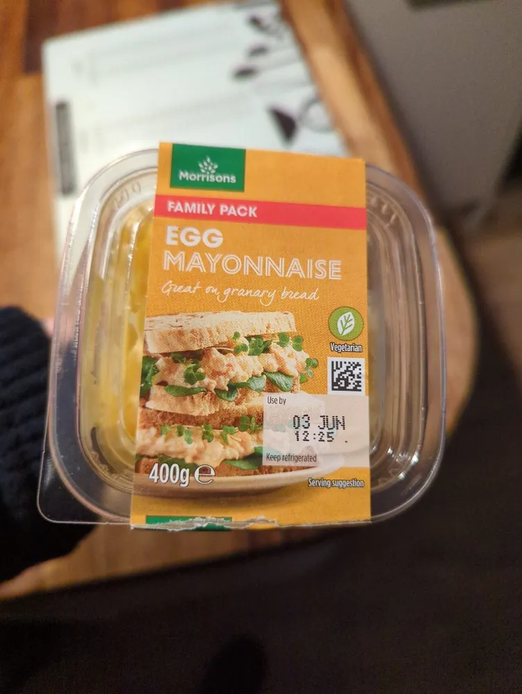 Morrisons Egg Mayo Spread