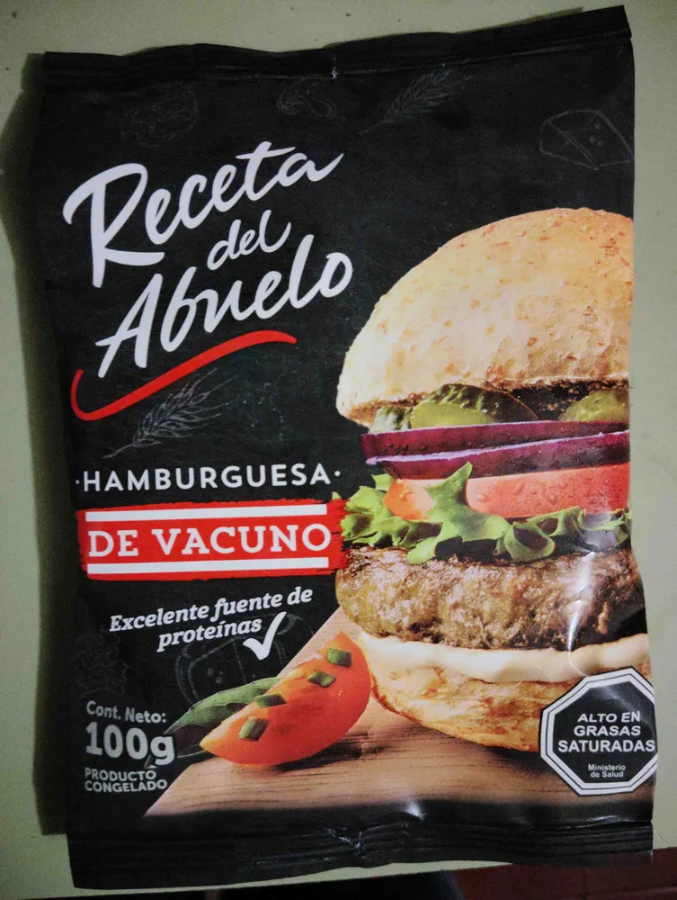 Hamburguesa de vacuno