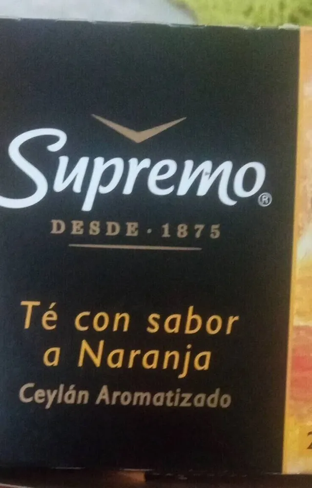Té con sabor a Naranja