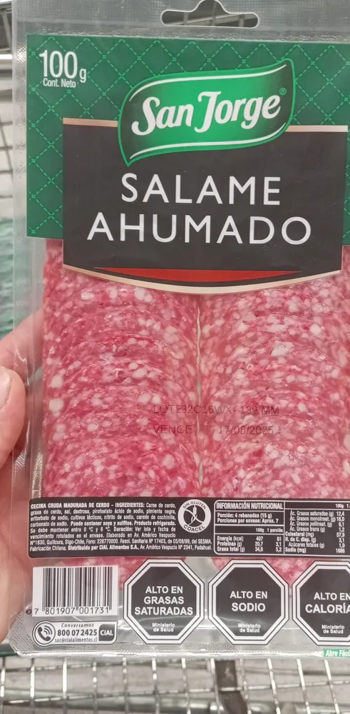 Salame ahumado