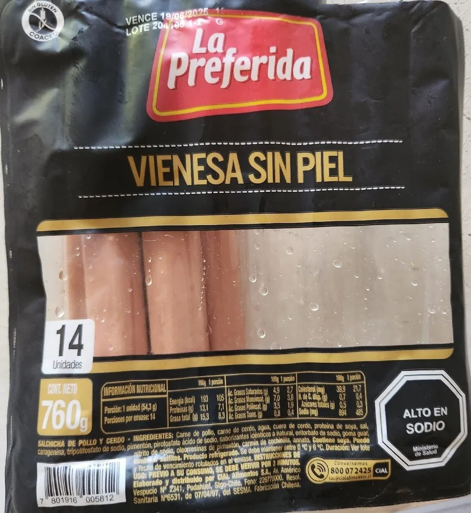 Vienesa Sin Piel
