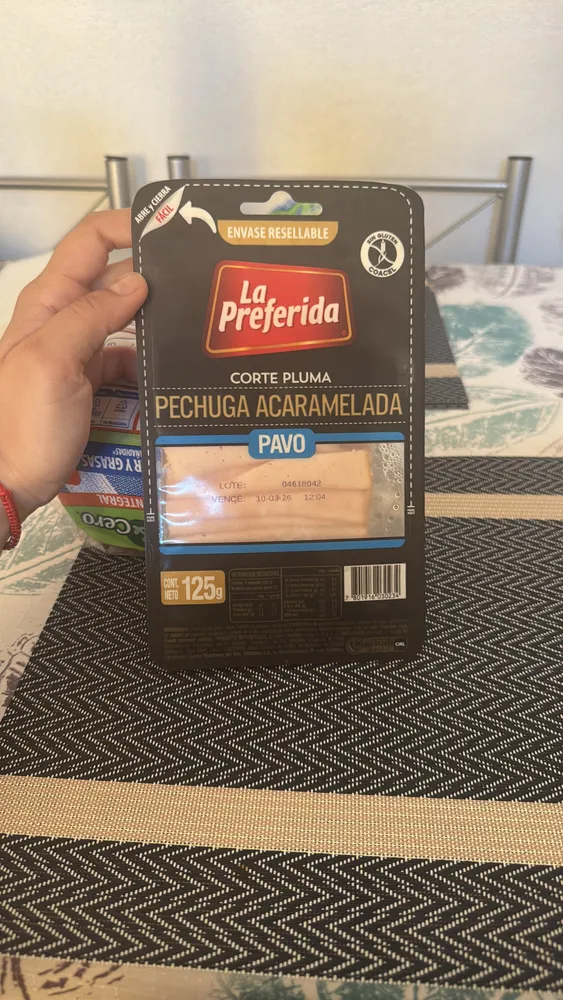 Corte Pluma Pechuga Acaramelada Pavo