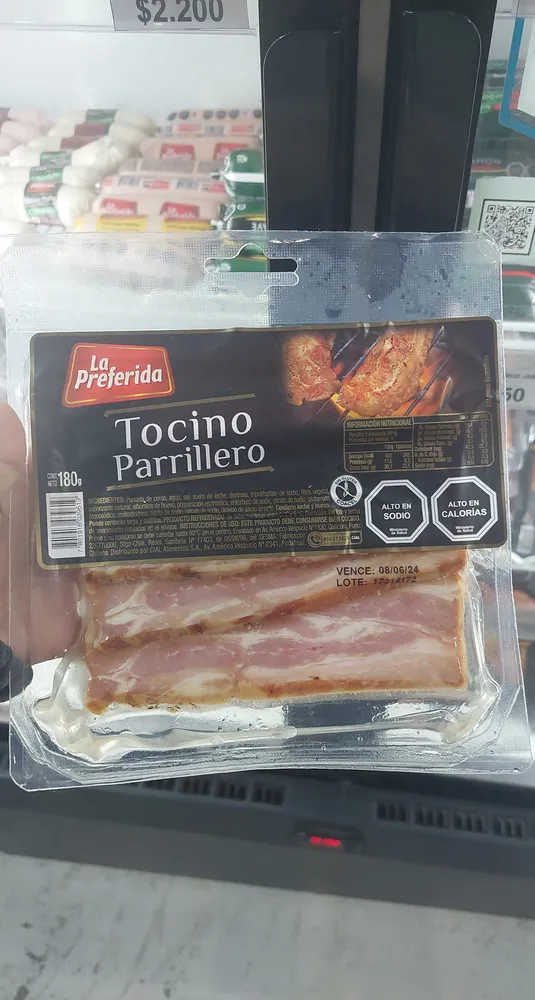 Tocino parrillero LP 180gr