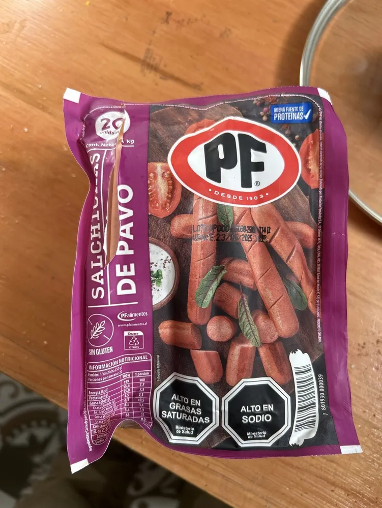 Salchicha Pavo