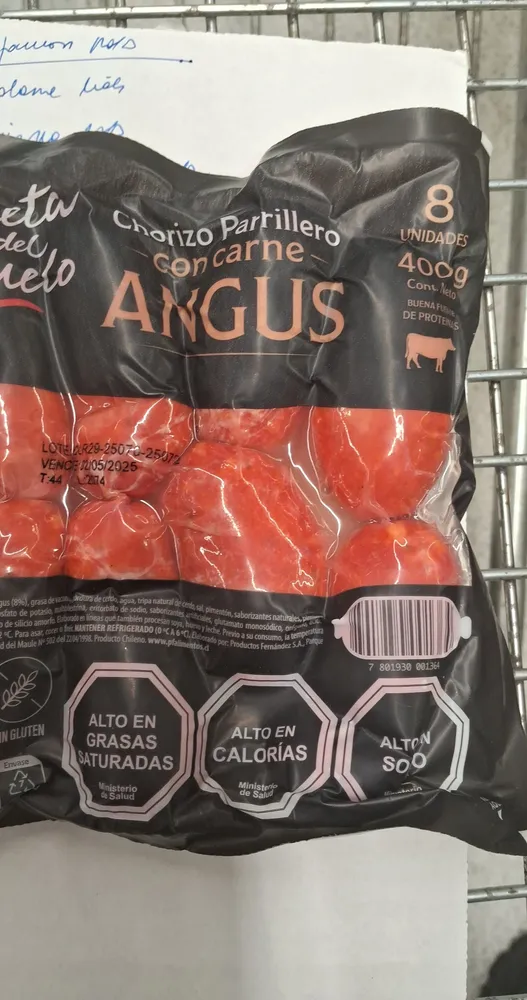 Chorizo Parrillero Angus