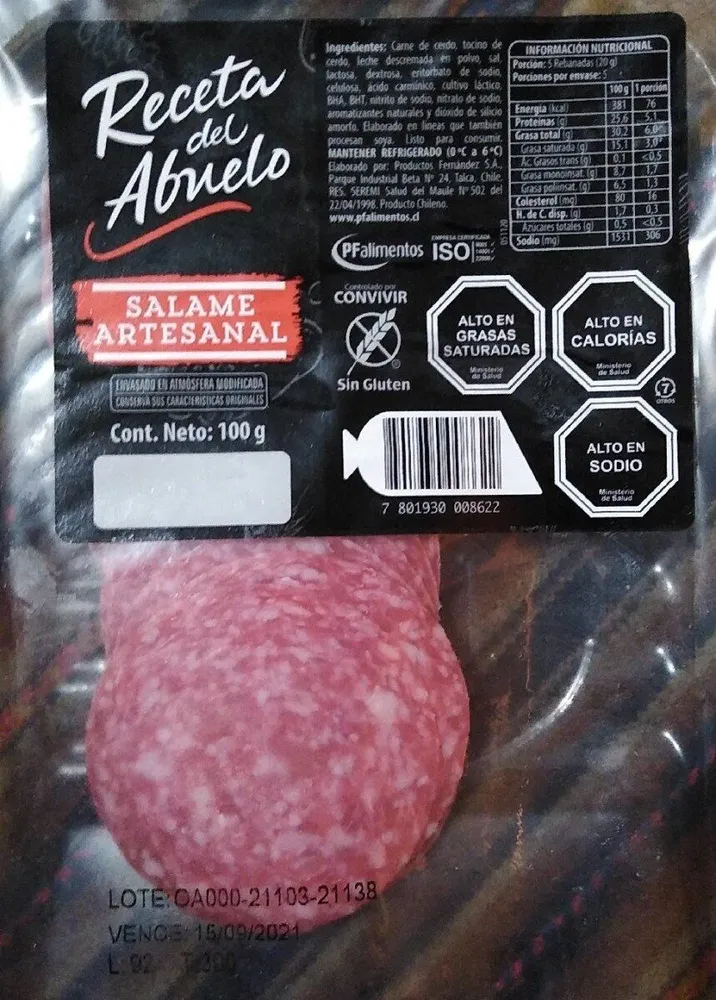 Salame artesanal