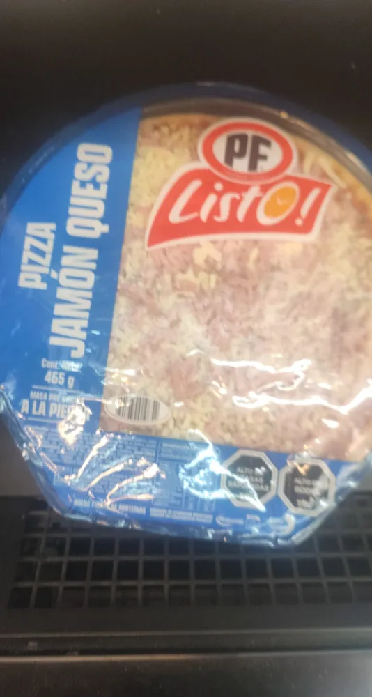 Pizza jamón queso