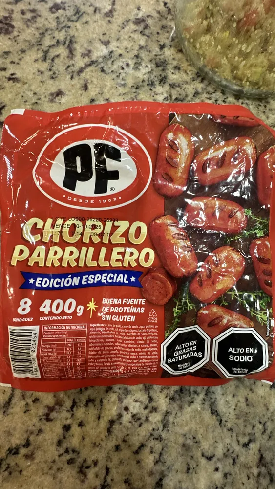 CHORIZO PARRILLERO