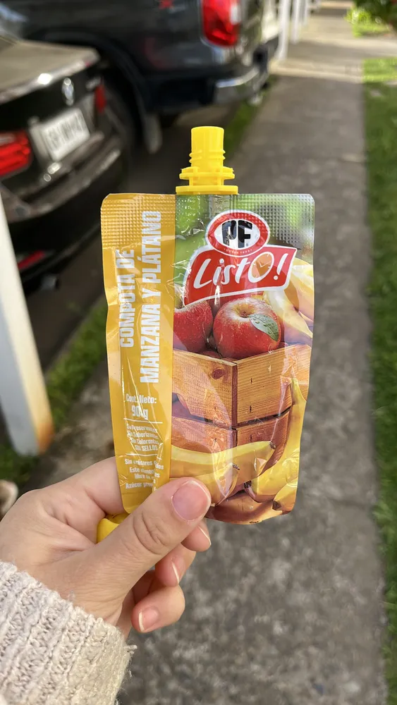 COMPOTA DE MANZANA Y PLÁTANO