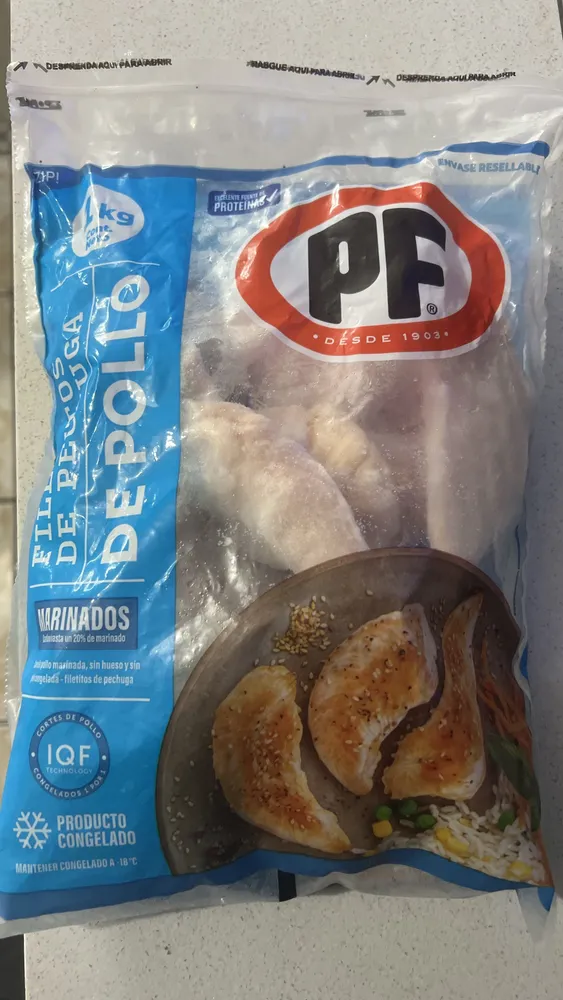FILETES DE PECHUGA DE POLLO